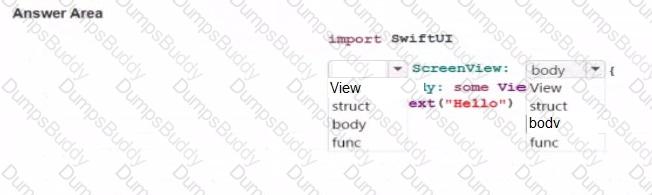 App-Development-with-Swift-Certified-User Question 6