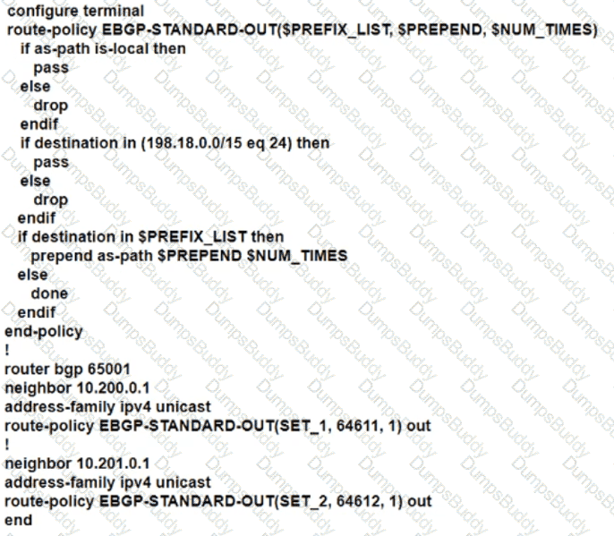 350-501 Question 34 Option 1
