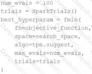 Databricks-Machine-Learning-Associate Question 13