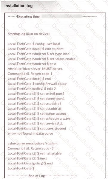 NSE6_FMG_AD-7.6 Question 10