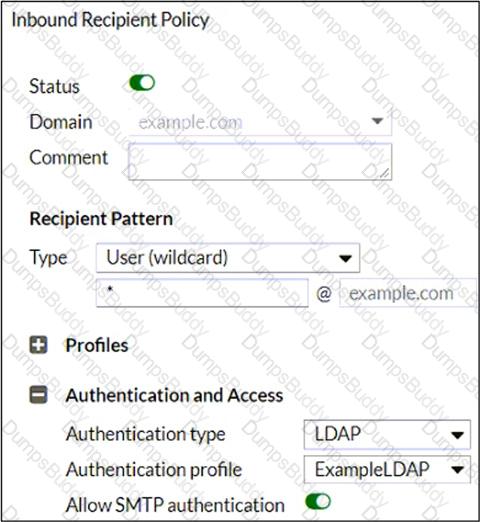 NSE6_FML-7.2 Question 4