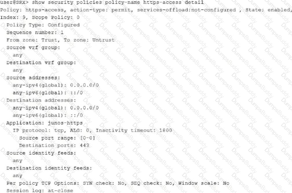 JN0-232 Question 5