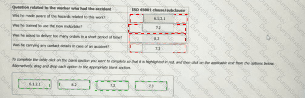 ISO-45001-Lead-Auditor Answer 16