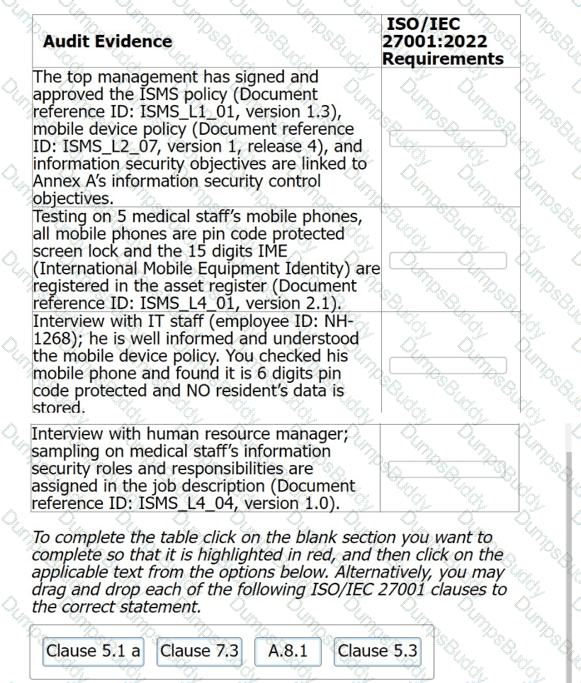 ISO-IEC-27001-Lead-Auditor Question 70