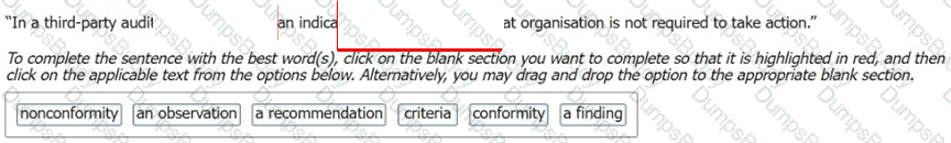 ISO-IEC-27001-Lead-Auditor Question 109